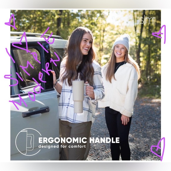 Simple Modern Trek 40oz Tumbler in Twirled In Tulle 😍 New 🆕 & Never Used😘 - Picture 12 of 17